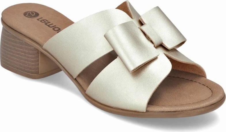 Sandale lëkure për femra Remonte R8759-90, të arta