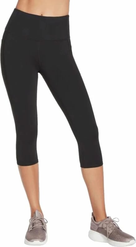 Shorce capri për femra Skechers, të zeza