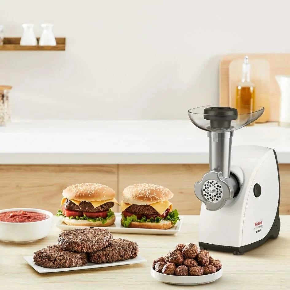 Grirëse mishi, Tefal, NE463138, 2000 W, 6-në-1, deri 2.3 kg/min, e bardhë