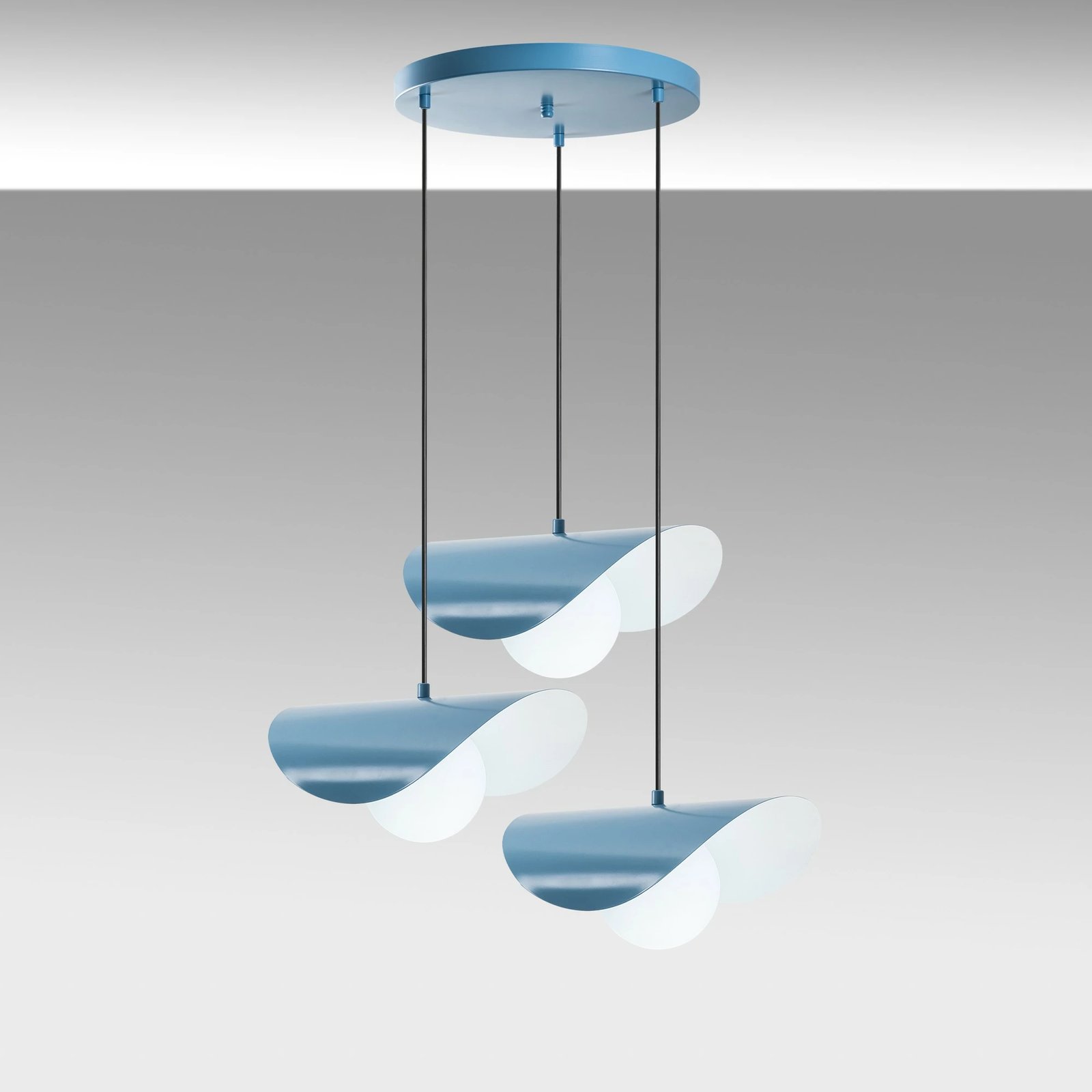 Llambë tavani Opviq Vatoz Nus 6141, ngjyrë kaltër e çelët