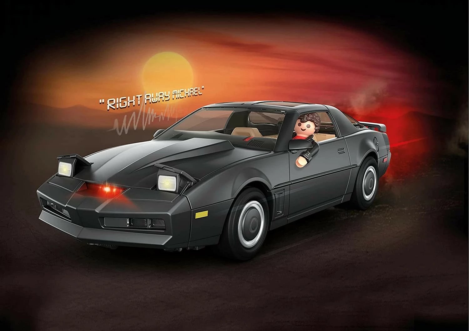 Set figurina Playmobil Knight Rider K.I.T.T., 53 pjesë