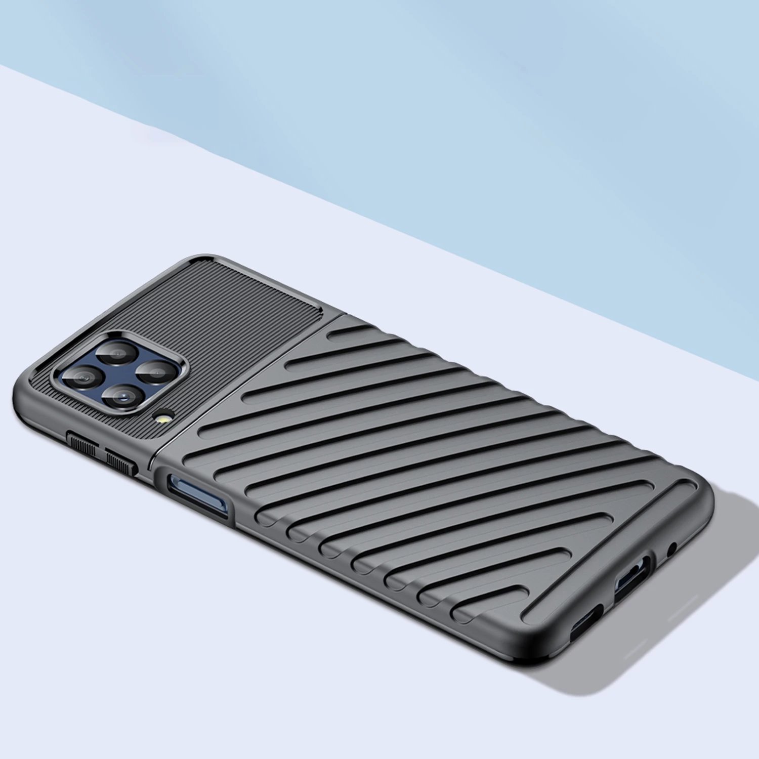 Mbështjellës Hurtel Thunder Case për Samsung Galaxy M53 5G, i zi