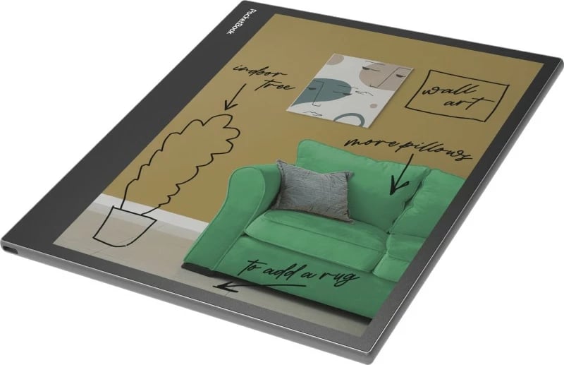 Tablet PocketBook InkPad Eo 64GB, 4GB RAM, E Ink Kaleido, Mist Grey