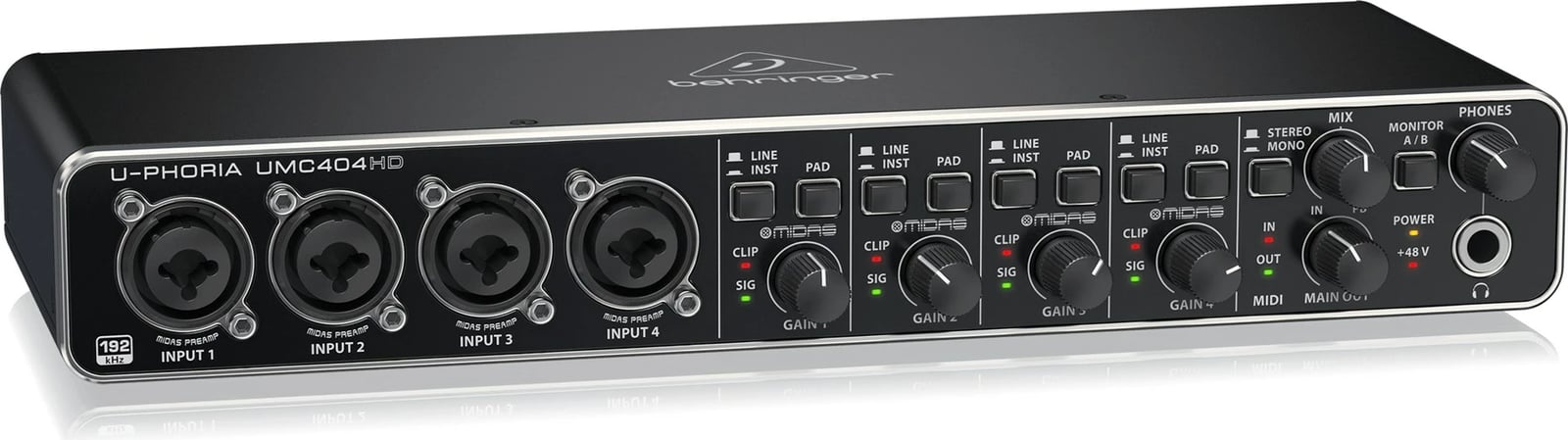 Interfejs audio Behringer UMC404HD, i zi