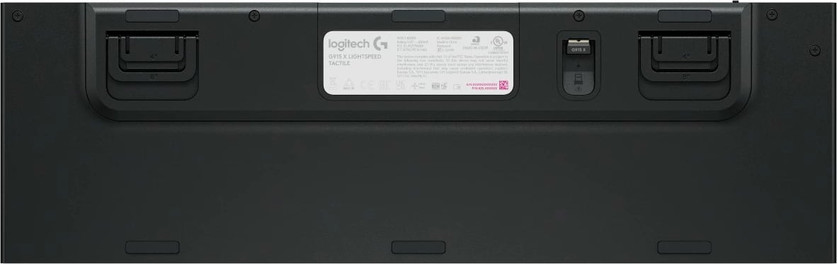 Tastierë mekanike Logitech G915 X LIGHTSPEED, full-size, RGB, wireless & wired, bardhë