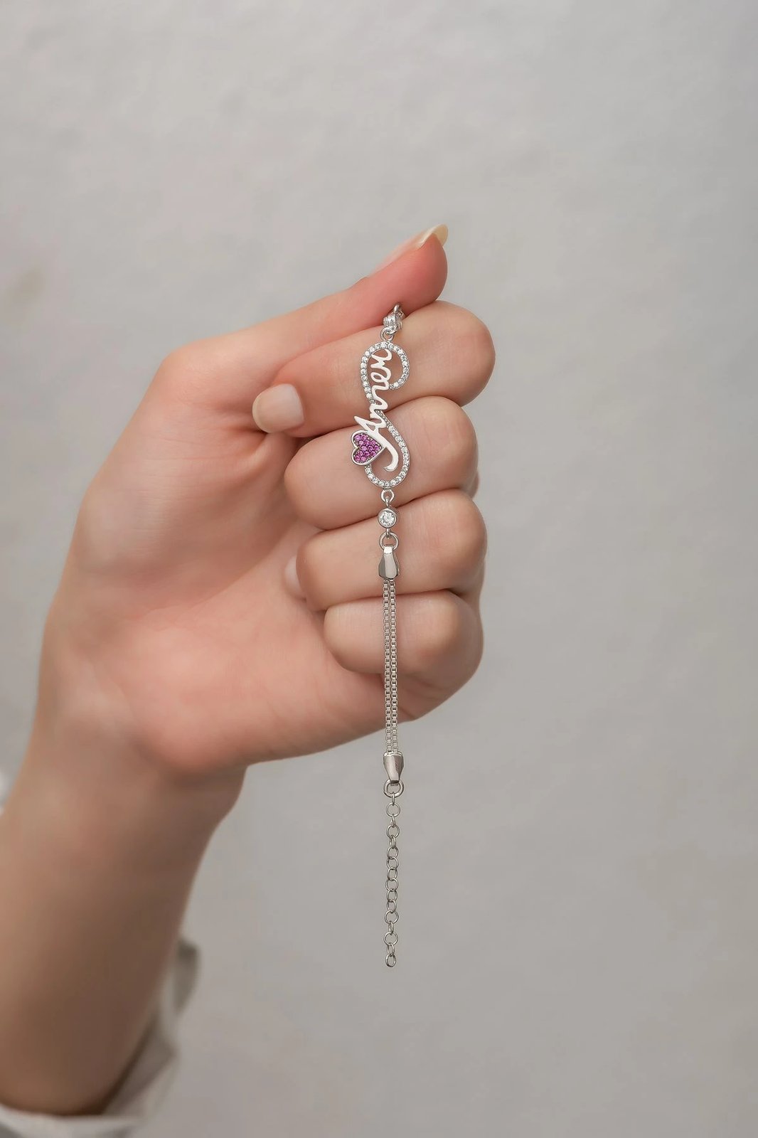 Byzylyk argjendi, ngjyrë fuchsia, Jumeon, NRZ99297