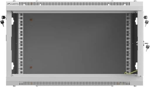 Kasë rack LANBERG 19" 6U 600x600mm, varëse, gri, derë me vrima