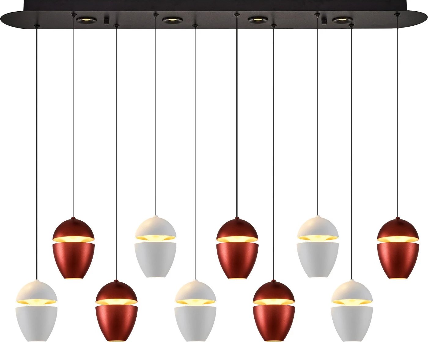 Llambadar Opviq, 2807-10AS-0104, i bardhë dhe kafe