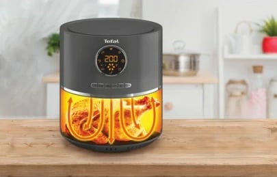 Fritezë me ajër të nxehtë Tefal Ultra Fry Digital EY111B, 4.2 L, Gri