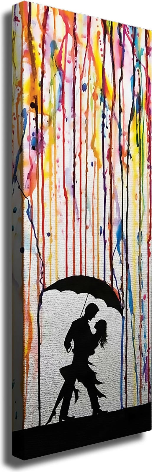 Pikturë dekorative në kanavacë, shumëngjyrëshe, Wallity PC327, 30x80cm