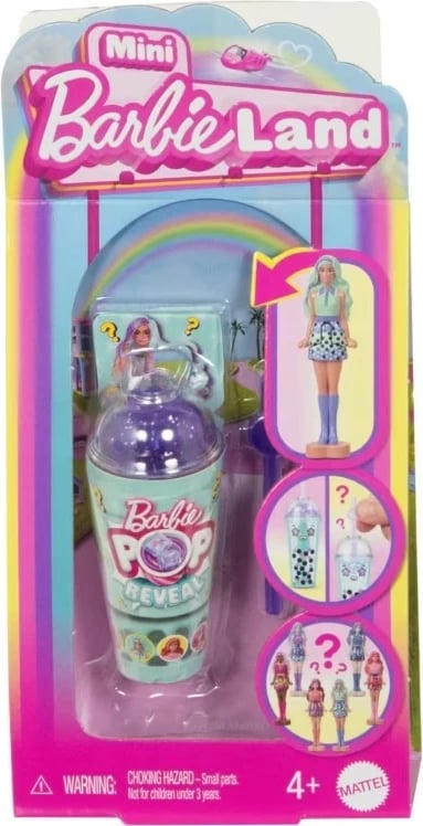Kukull mini Barbie Mini BarbieLand Pop Reveal Mattel JCR22, 3.5 cm, për vajza