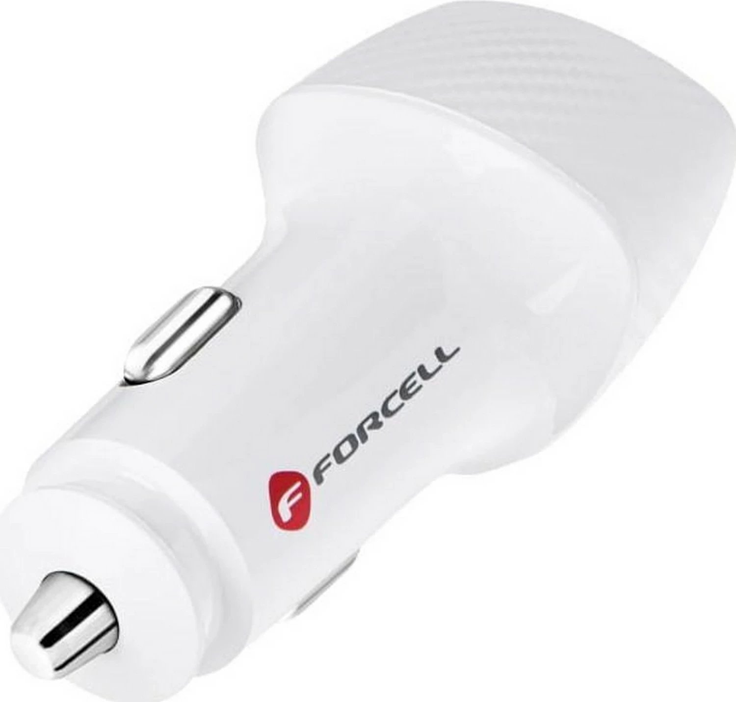 Karikues veture Forcell F-Energy Carbon CC50-1A1C, 38W, 1x USB-C, 1x USB-A, i bardhë