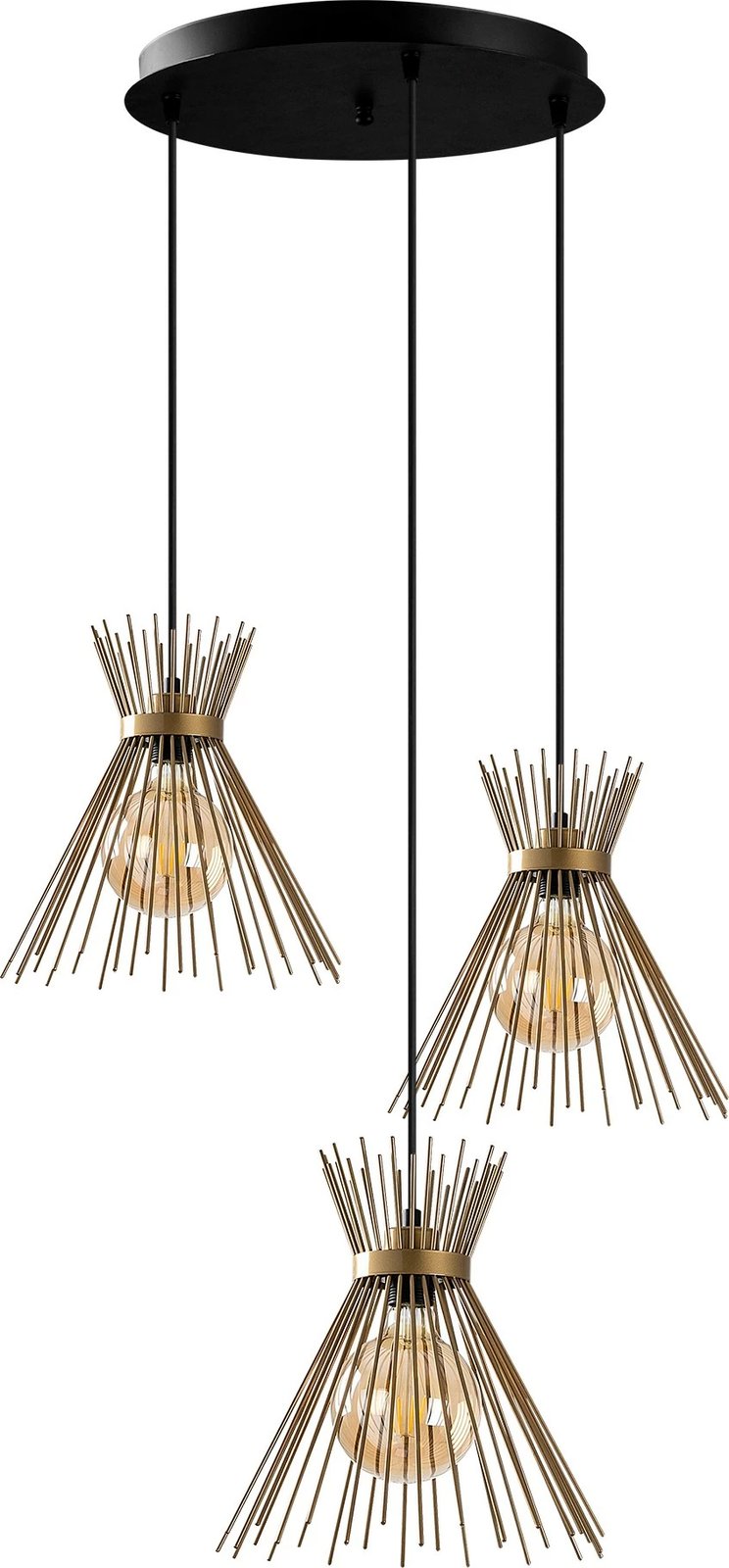 Llambë tavani moderne Opviq, Kirpi - 3086, ngjyrë ari