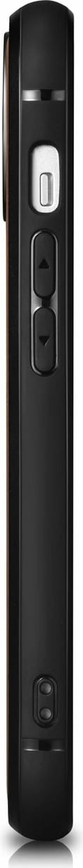 Mbështjellës iCarer për iPhone 14 Plus, lëkurë natyrale, Blu