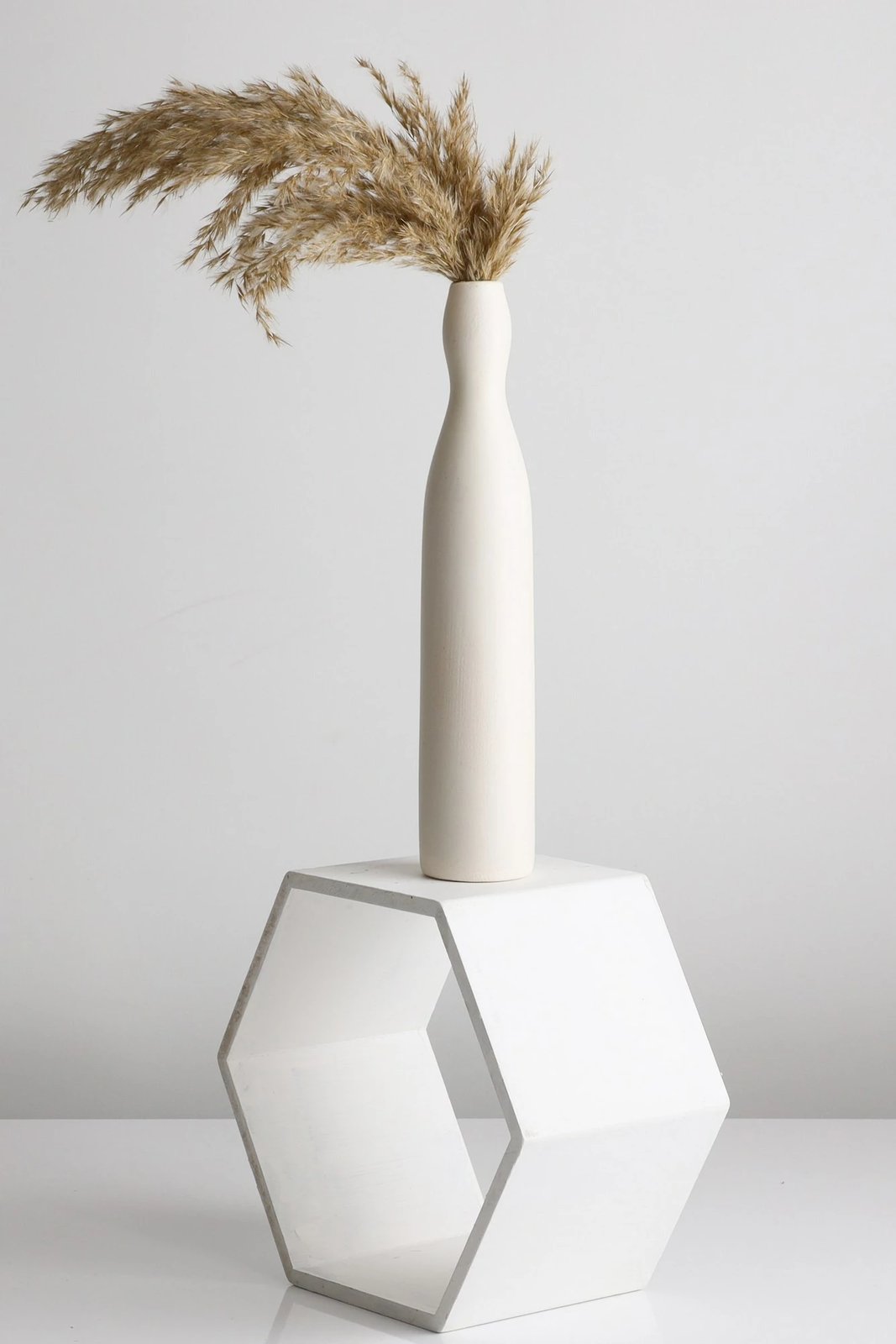 Vazo Evila Originals, BSE062, e bardhë, 6x6x31cm