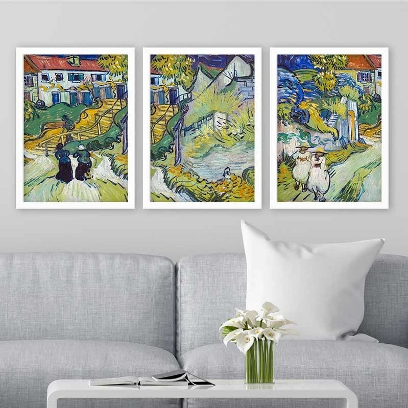 Pikturë dekorative me kornizë (3 copë), Wallity, 3BC_UN3868302_3545