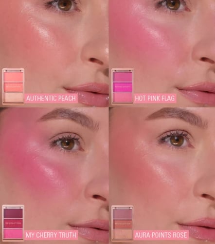 Revolution - Icon Blush Blush Palette - Authentic Peach
