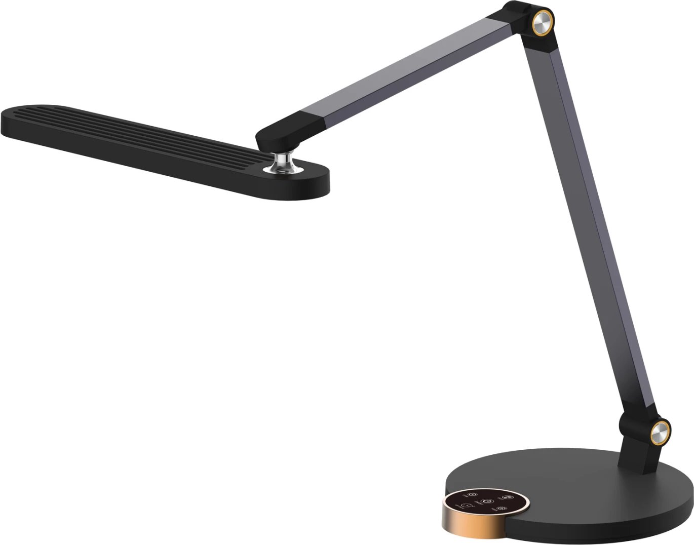 Llambë tavoline LED profesionale BLAIN PRO FH4454.02 bazë ABS ngjyrë zezë-gri alumini krahë 51,8x40Hcm