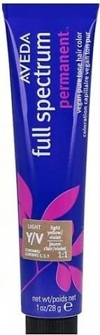 Ngjyrë për flokë Aveda Full Spectrum Permanent Pure Tone për femra Light Yellow/Violet 28g