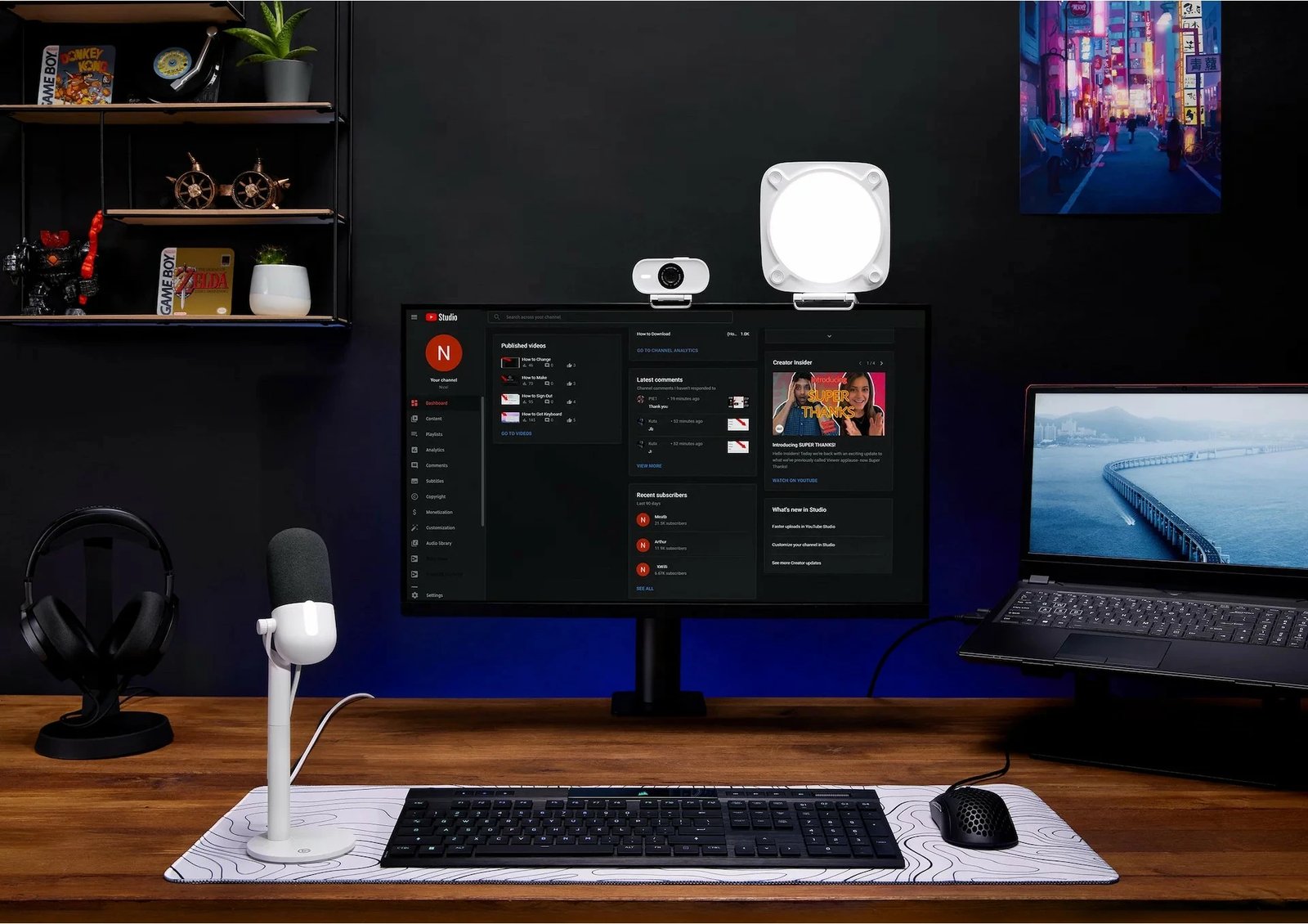 Webcam Elgato Facecam Neo, 2MP, Full HD, 60fps, USB-C, e bardhë