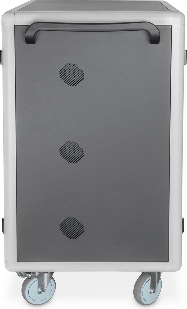 Kasë karikimi Digitus për 30 laptopë/tabletë deri 15.6 inç, USB-A, me rrota, e zezë