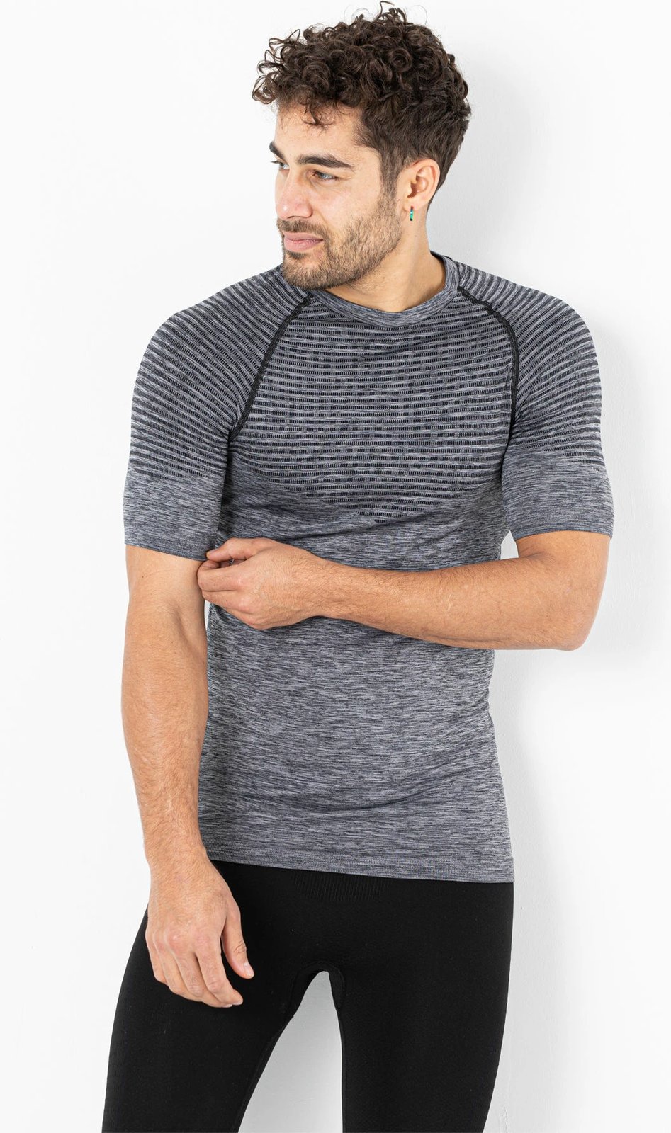 Bluzë sportive për meshkuj, Jumeon, gri, 001-001343, XL