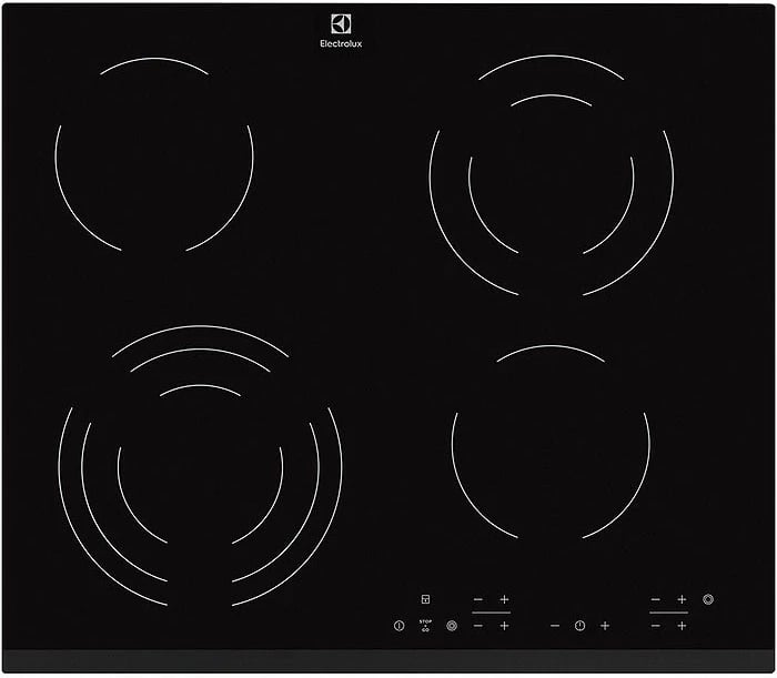Pllakë qeramike Electrolux EHF6343FOK, 4 zona, me prekje, e zezë