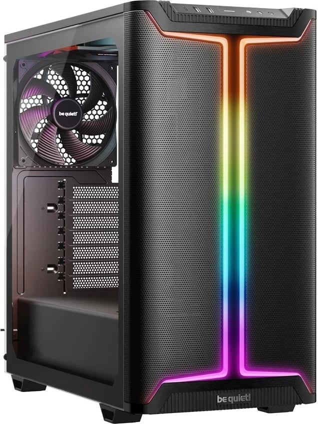 Kasë BE QUIET! Pure Base 501 DX, BGW76, midi tower, e zezë, me ndriçim RGB
