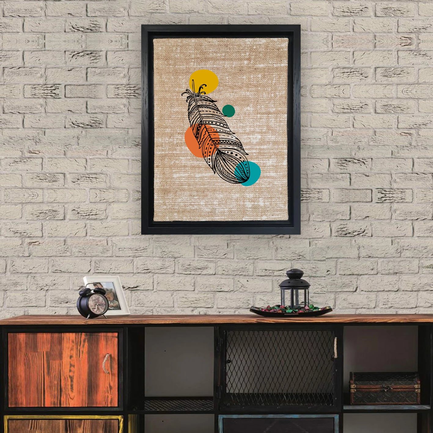 Pikturë dekorative në kanavacë, shumëngjyrëshe, Wallity, LSJ319568870862 - 96136, 96x136cm