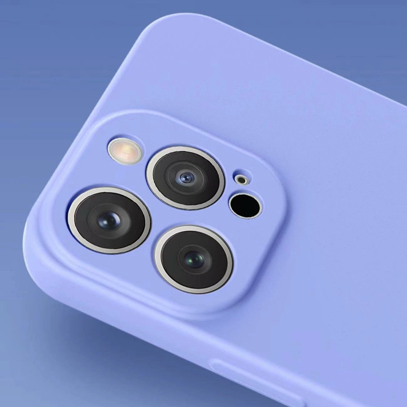 Mbështjellës silikoni Hurtel për Samsung Galaxy A14 5G / Galaxy A14, vjollcë