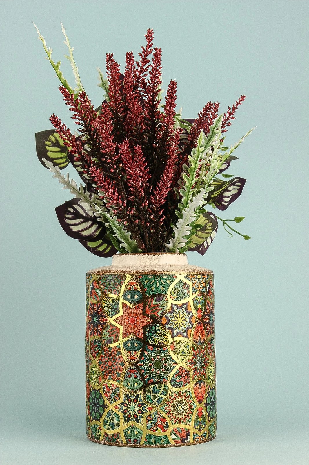 Vazo dekorative, shumëngjyrëshe, Evila Originals, YL731