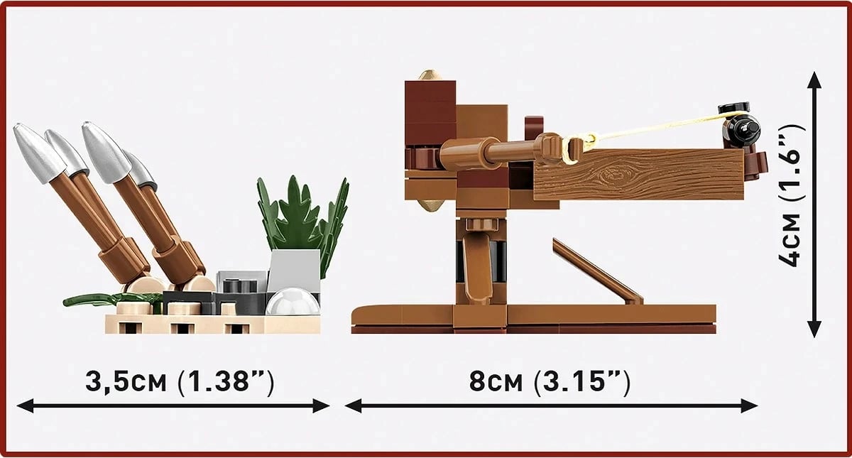Set blloqe ndërtimi, COBI, Roman Scorpio COBI-20079, 113 pjesë, me figurë legjionari, seria Imperium Romanum