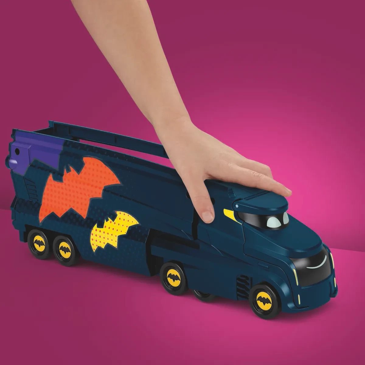Fisher-Price DC Batwheels Bat-Big Rig Toy Car Hauler