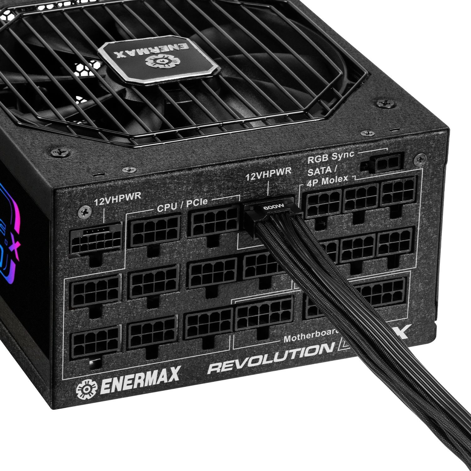 Furnizues energjie Enermax Revolution D.F.X ERT1650EWT, 1650W, 80 PLUS Gold, kabllo modulare, i zi me RGB