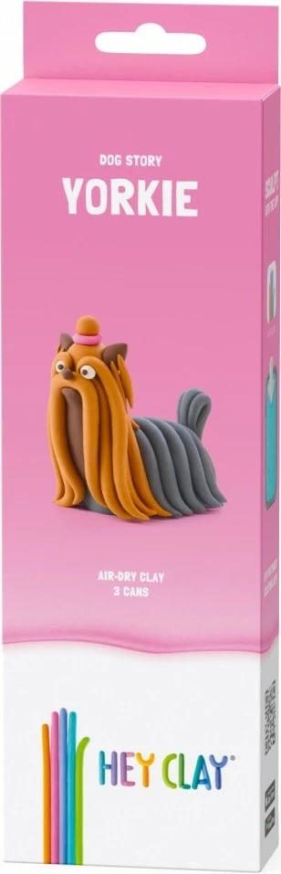 Set modelimi Hey Clay Yorkie, Tm Toys, 5 ngjyra