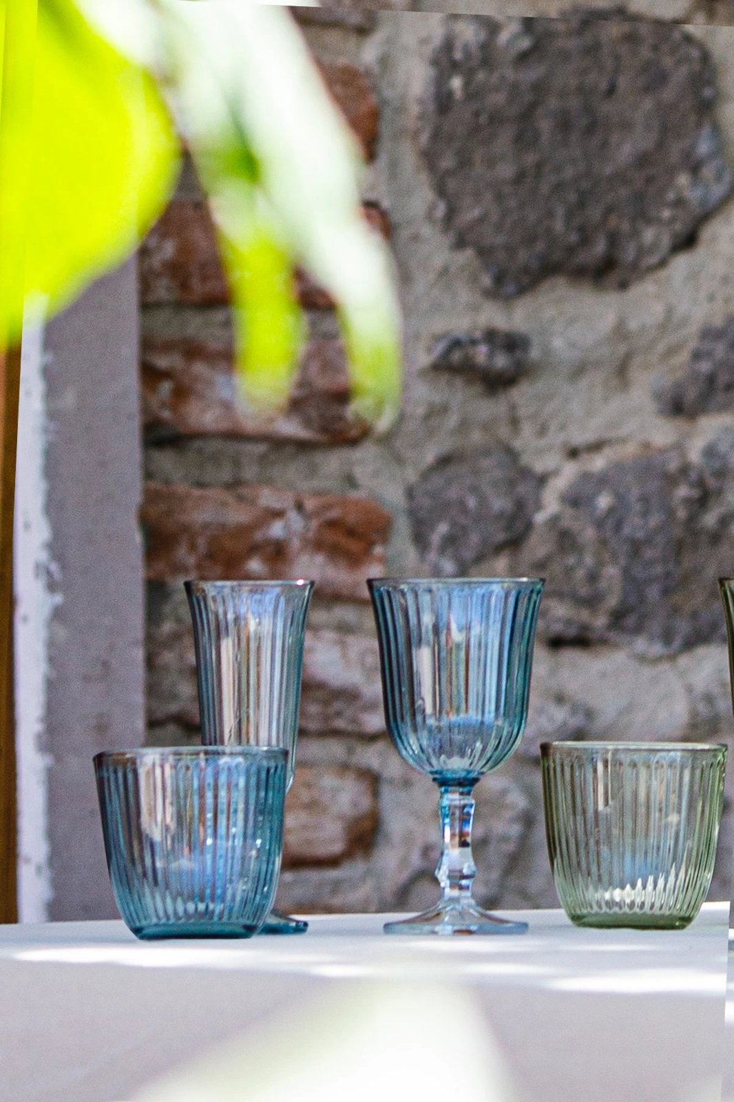 Set gotash xhami (4 copë), Hermia Concept, Splendid 120, ngjyrë kaltër