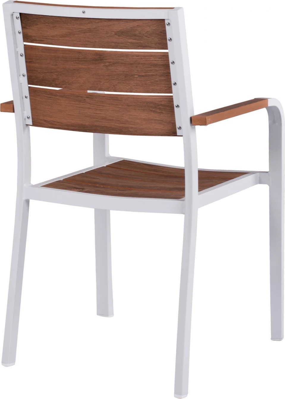 Karrige alumini e bardhë & Polywood FH5127.01 55x56x85 cm