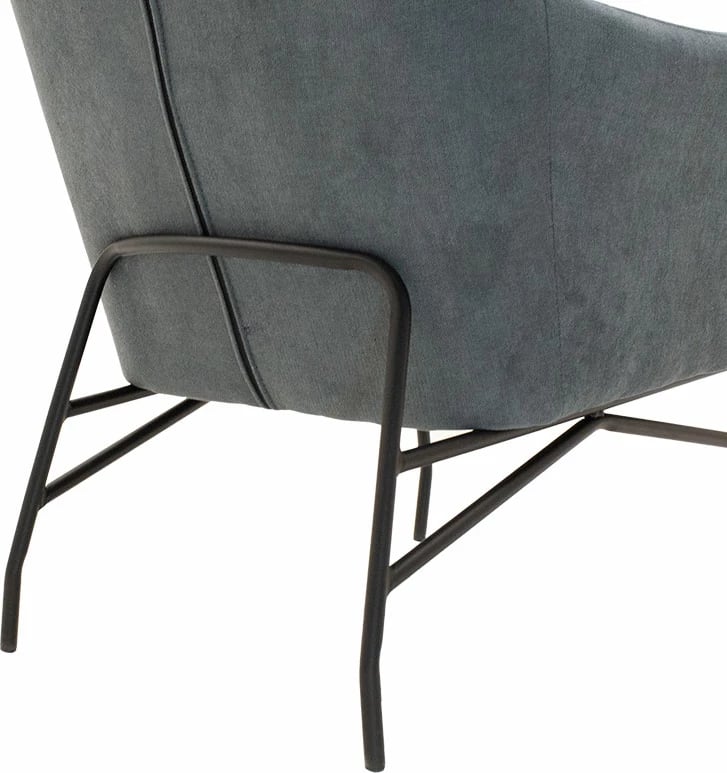 Fotel Rimbo, ngjyrë gri, 66x81x102cm