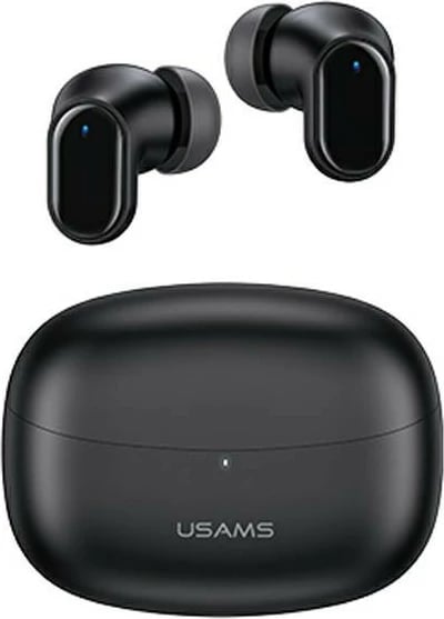 Kufje USAMS BH Series TWS, Bluetooth 5.1, me mikrofon, të zeza