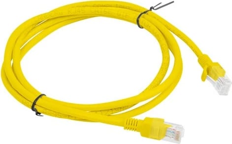 Kabëll patch Lanberg Cat5e UTP, 1.5 m, 10 copë, Verdhë