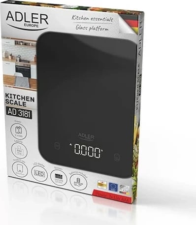 Peshore kuzhine elektronike Adler AD 3183b, e zezë