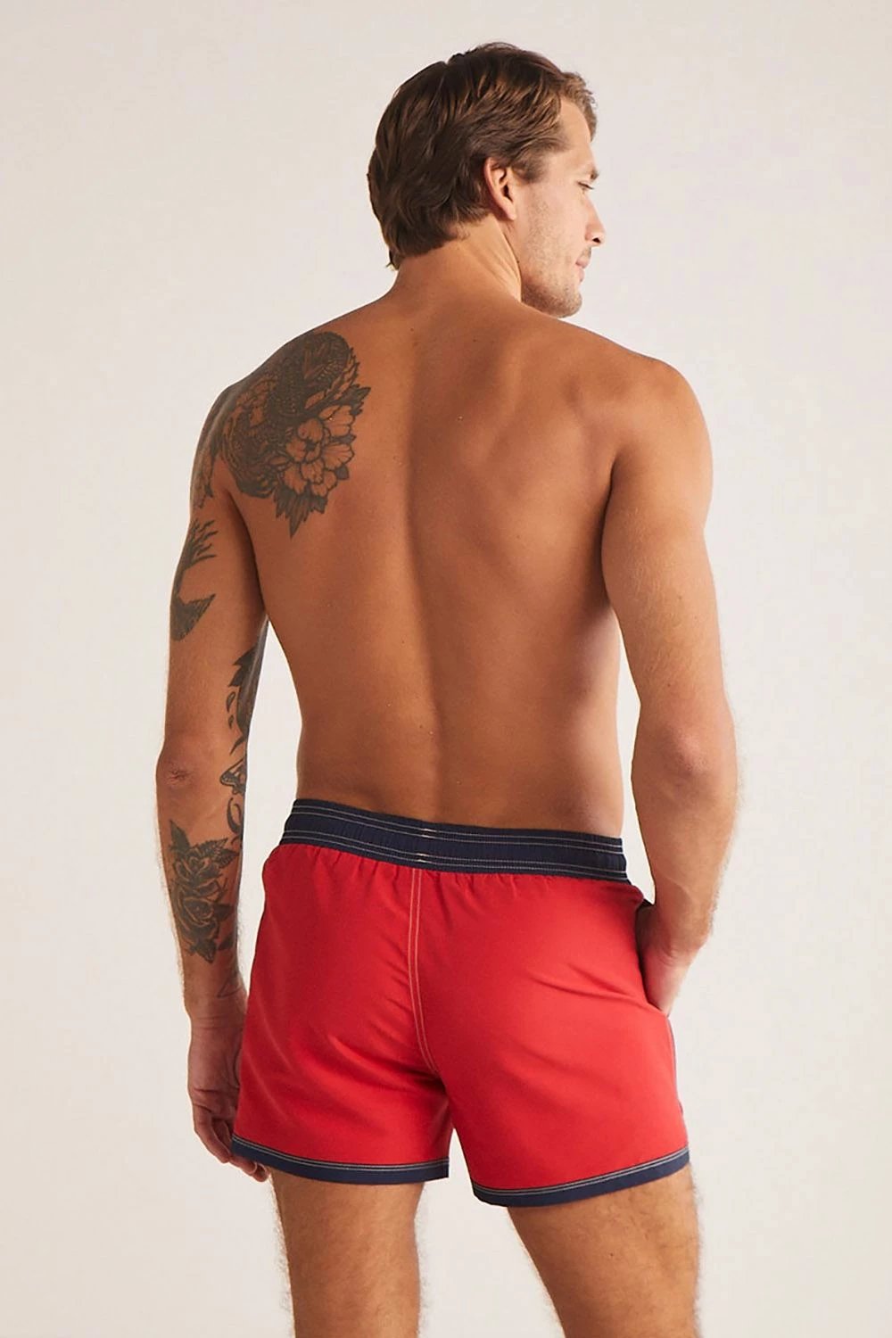 Tanga për not për meshkuj, ngjyrë e kuqe, Jumeon, XL