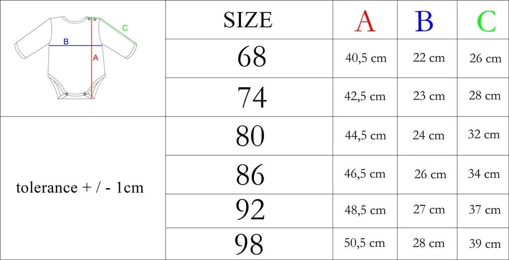 body bebe me mëngë të gjata, Nicol, Tomi, madhësi 68 (4-6m), blu