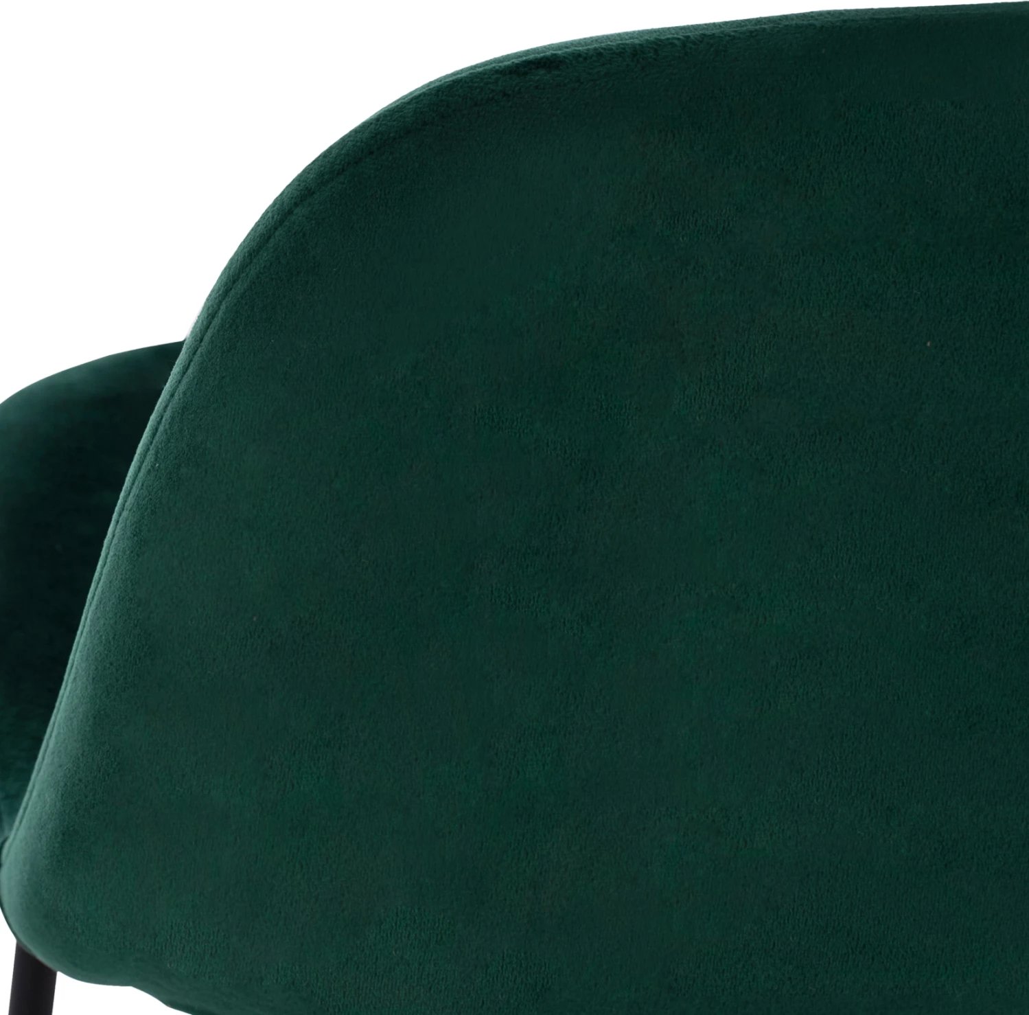 Karrige për bar VINCENT FH8579.13, kadife jeshile dhe kornizë metalike, 56.5x47x106 cm., set prej 4 copë