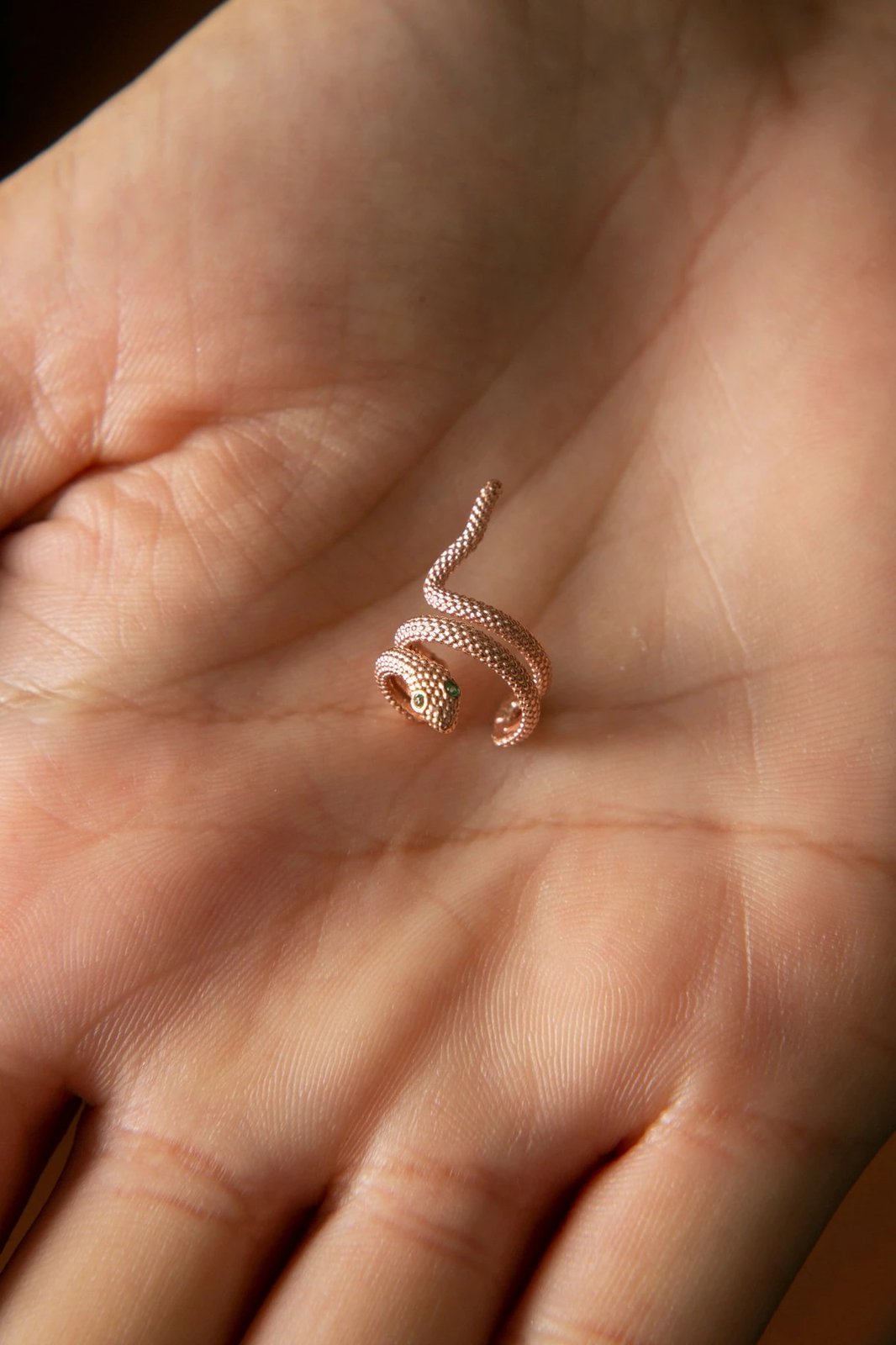 Vathë për kërcej veshi, argjend i veshur me ar të rozë, ELKYS60054