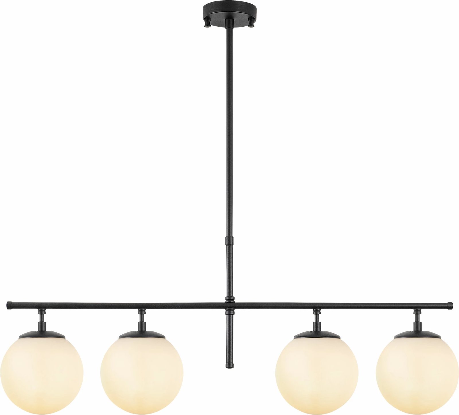 Llambë tavani Opviq Roe - 10775, ngjyrë e zezë dhe krem, 81x15x36-76 cm