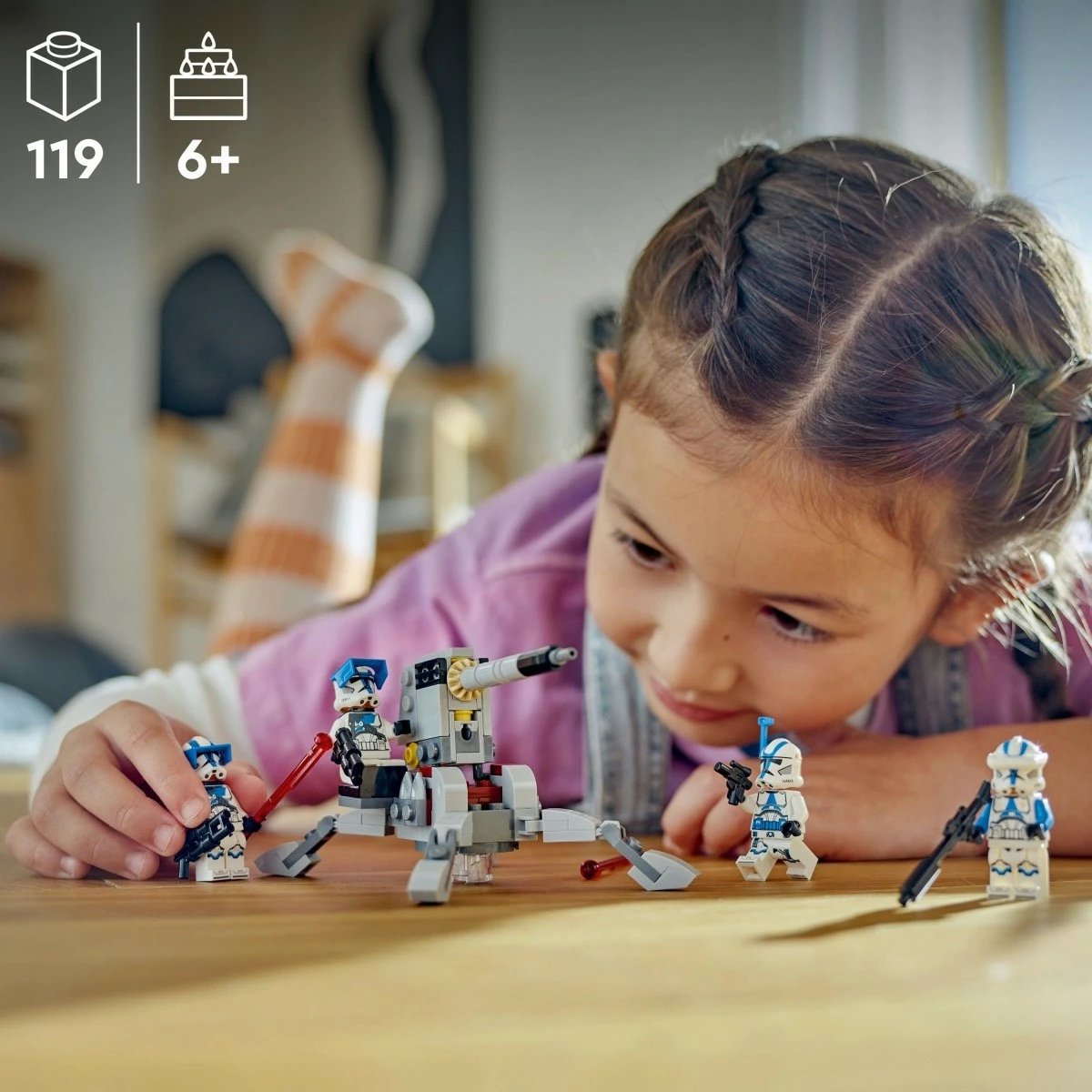 Set LEGO Star Wars 75345, Clone Troopers 501st Legion, 119 pjesë, plastikë