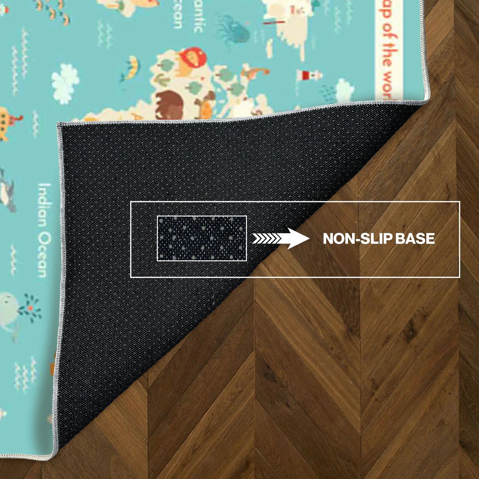 Qilim multikolor për fëmijë, Conceptum Hypnose, ELS577, 140x220cm