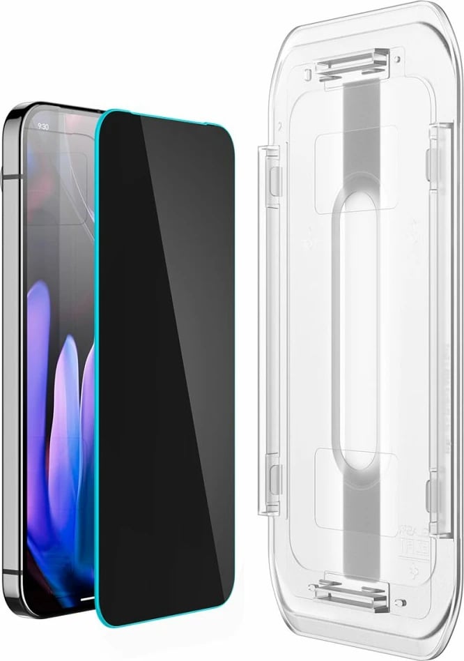 Xham mbrojtës Spigen Glas.TR EZ Fit Privacy për Google Pixel 9 Pro XL, 2 copë