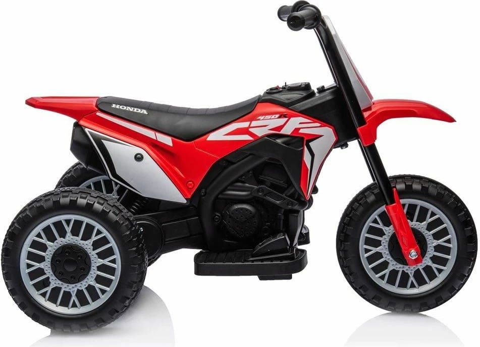 motoçikletë elektrike për fëmijë, Baby Mix, Honda CRF 450R, tre rrota, e kuqe